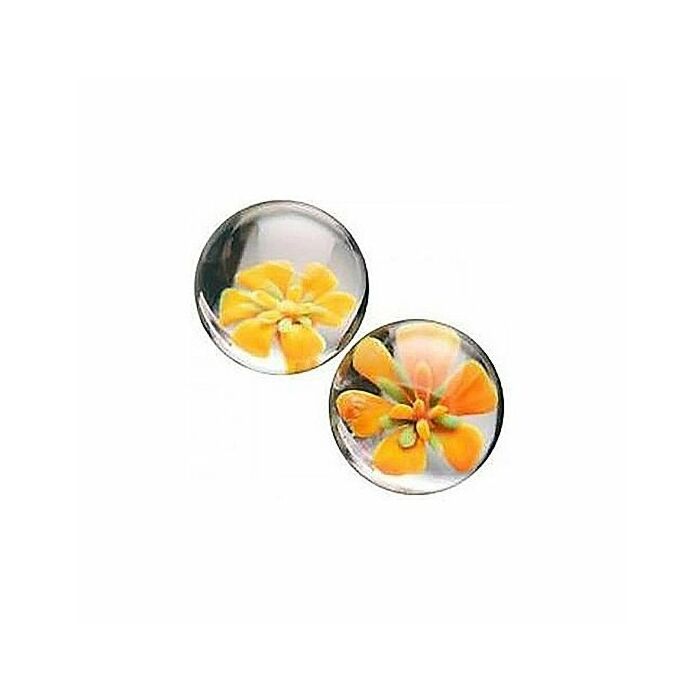 Cyberglass ben wa balls - yellow blossom