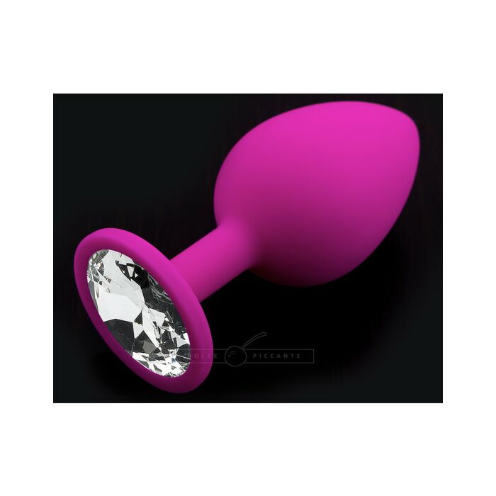 Plug silicone rosa - l
