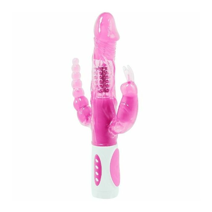 Vibrador Tri-Bunny Giratório