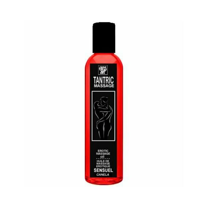 Eros-art aceite masaje tantrico natural y afrodisãaco canela 200ml