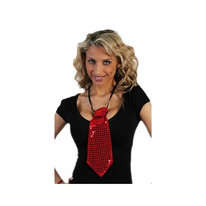 laço de lantejoulas vermelhas