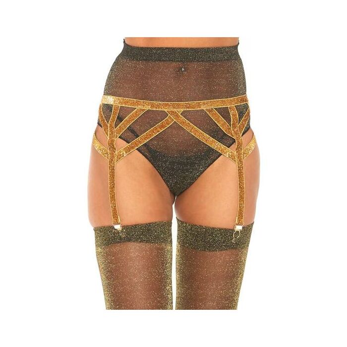 Elasticos Brilhantes Ouro