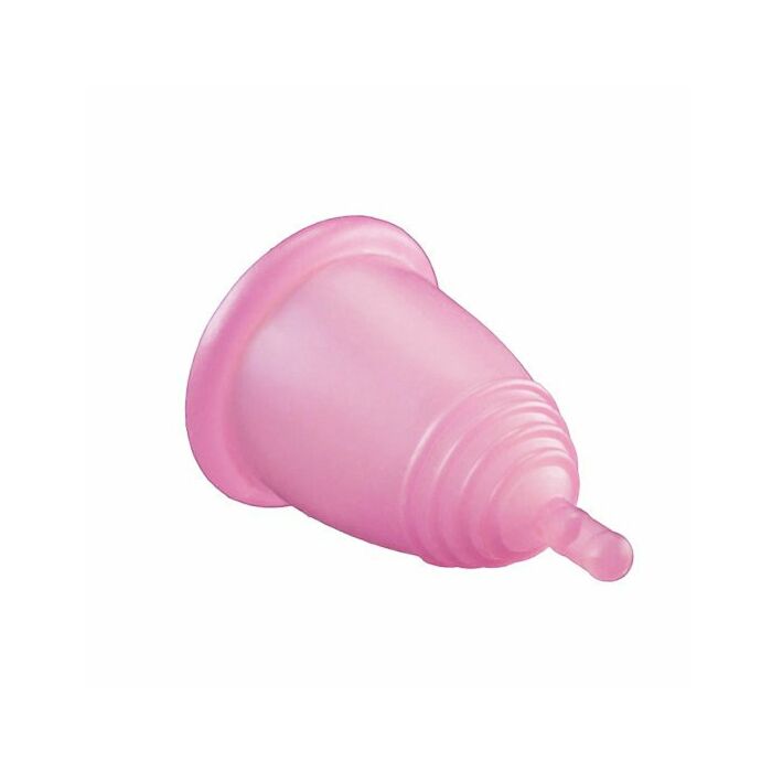 copo menstrual pequena rosa suave