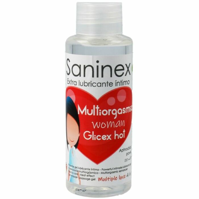 Saninex multiorgasmic woman glicex hot 4 en 1 100 ml