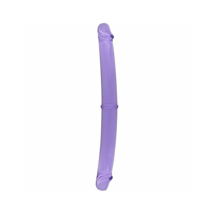 Pênis Duplo Roxo 30cm