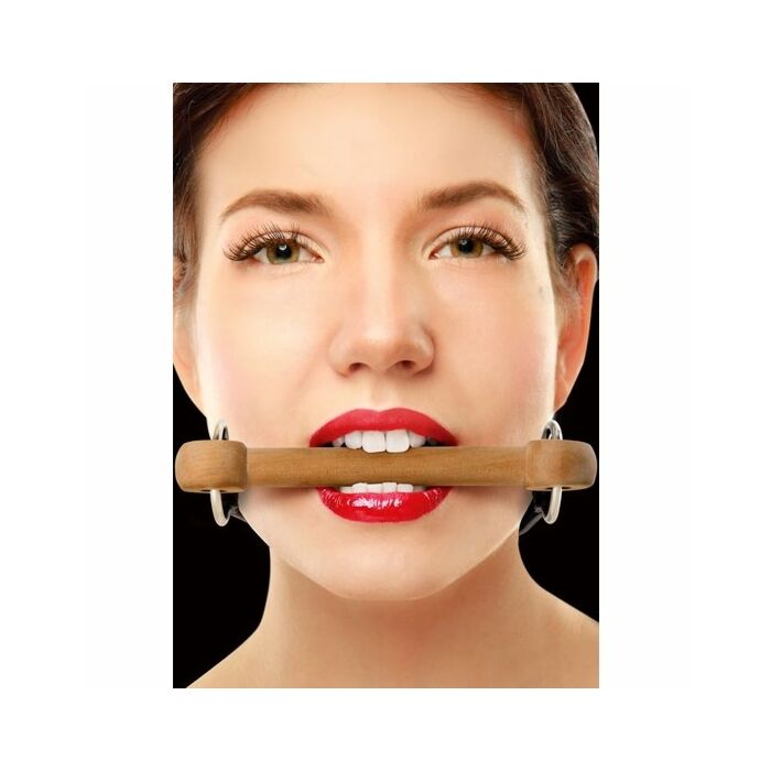 gag de madeira preta Ouch