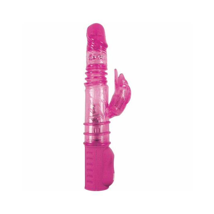 coelho Tron Coelho com vibrador rosa desenfreado