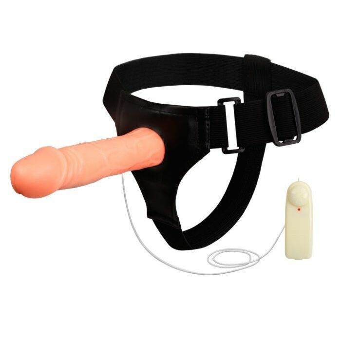 Baile harness passionate hueco vibrador 18cm