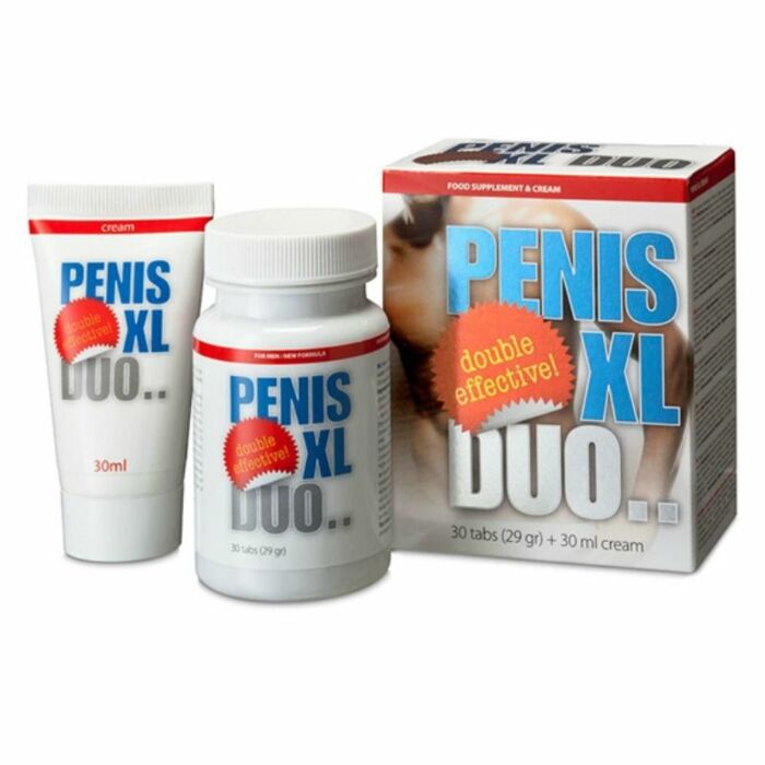 Penis XL cápsulas e creme duo pacote