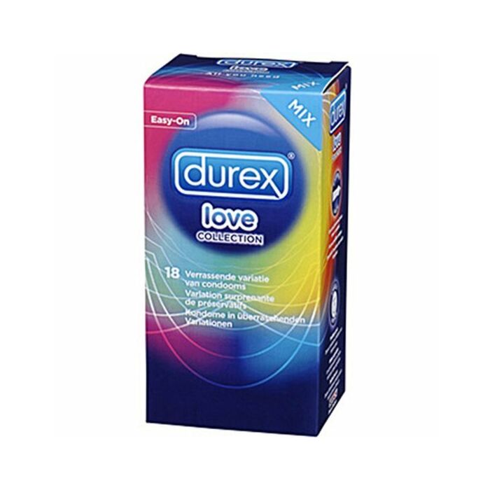 Durex amor assorted 18 pcs (4 caixas)