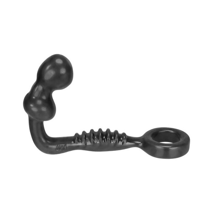 Anel asslock ondulado com plug - preto