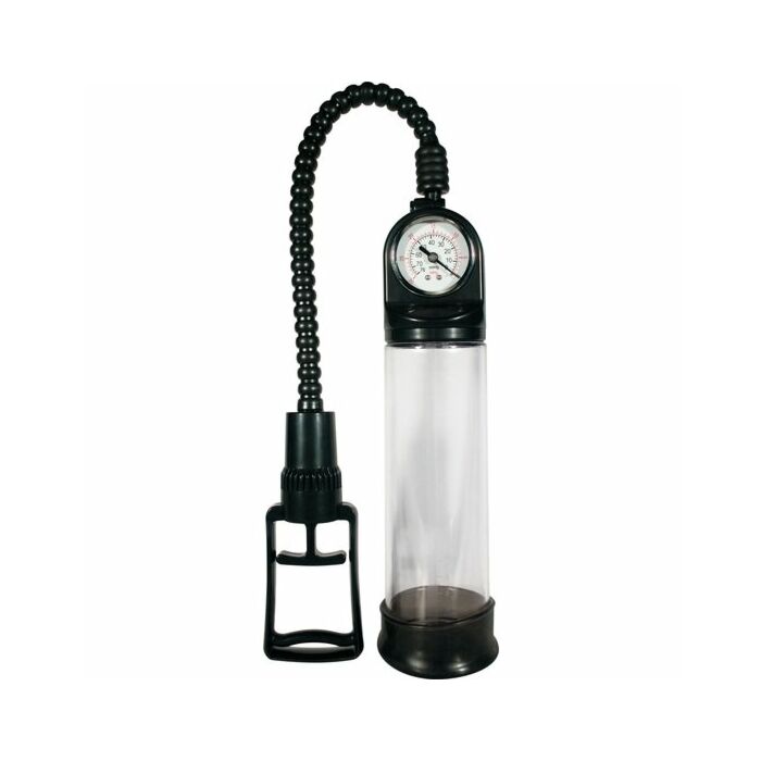 Bomba erecção com manometro preto