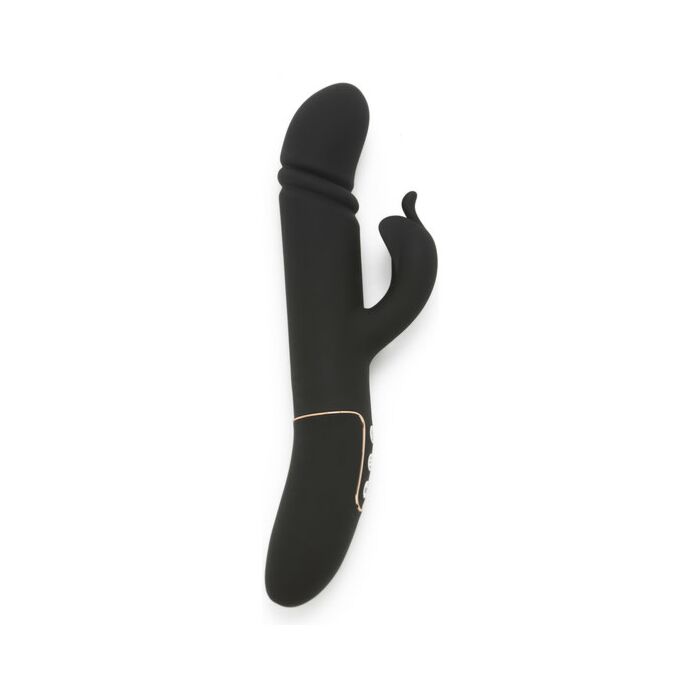 Vibrador de pulso de dois pontos G - preto