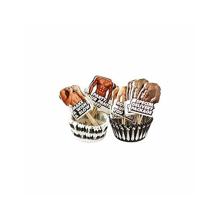 Set de moles cupcake hot body - 24 uds