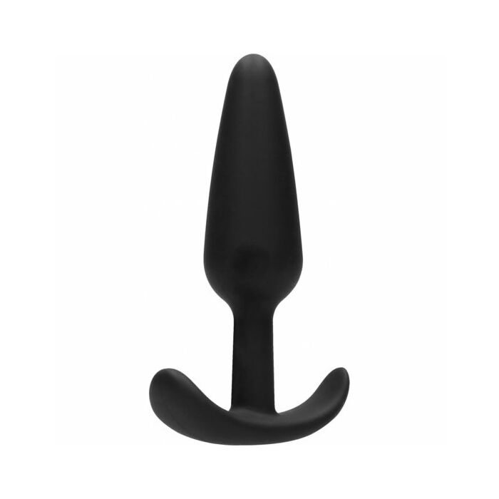 Gilles medium cork plug anal silicona - negro