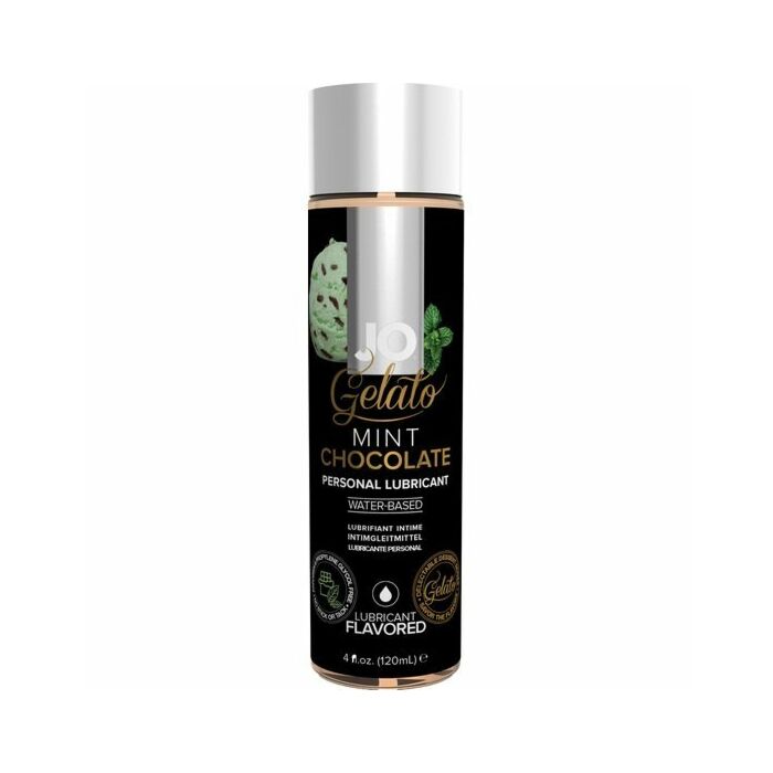 Jo gelato lubricante sabores chocolate con menta 120ml