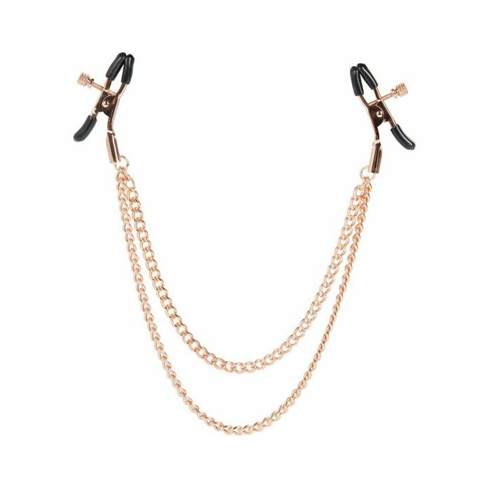 Entice tiered intimate pinzas con cadena