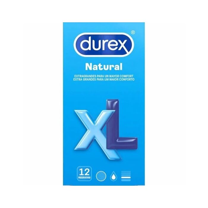Preservativos Naturais XL Durex 12 unid.