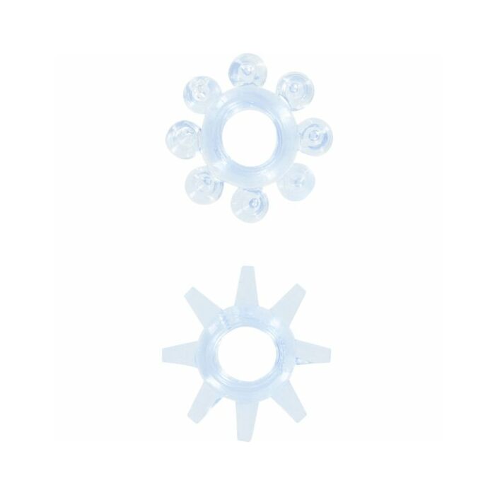 2pcs azuis do anel elástico de energia