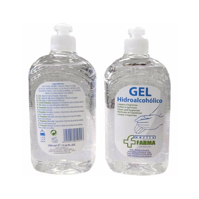 Gel hidroalcohólico 500ml - nuevo envase
