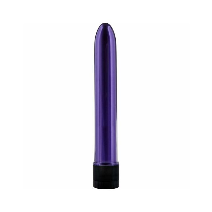 Metallic lilás 17 centímetros vibrador clássico