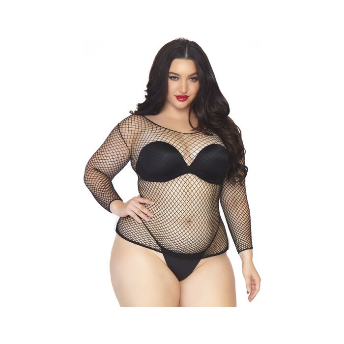 Topo de rede arrastão industrial - preto