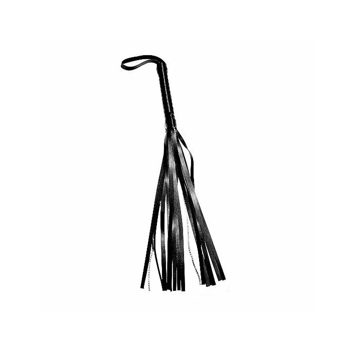 Ltigo azotador con tiras de cristal