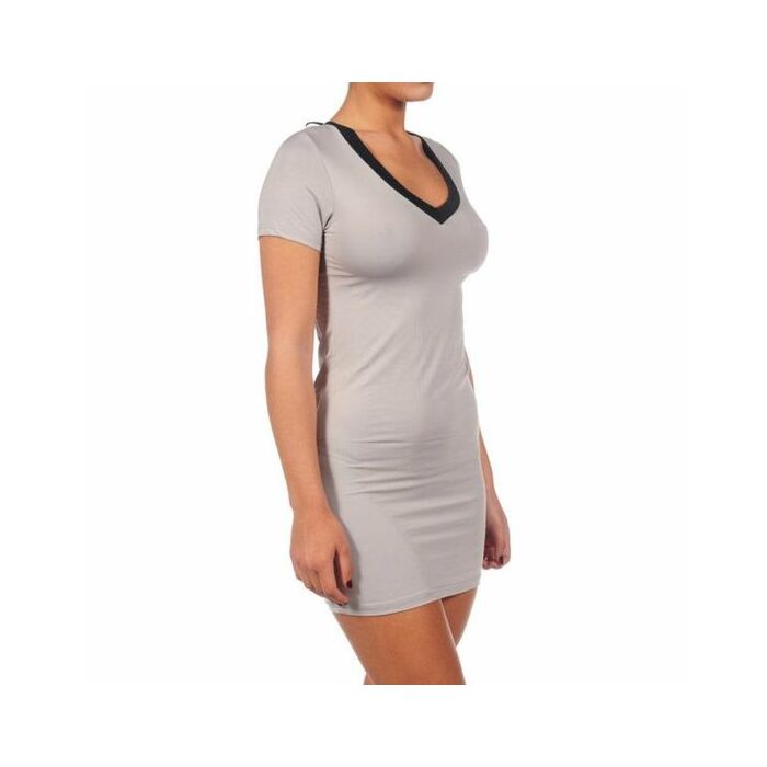 vestido cinza pérola Intimax