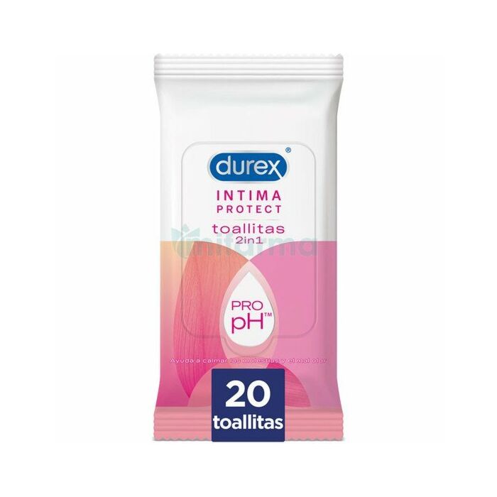 Durex intima protect lenços de higiene íntimos 20 uts