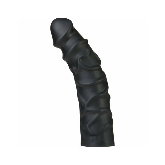 Os fúria - pénis de silicone realstico preto 20 cm