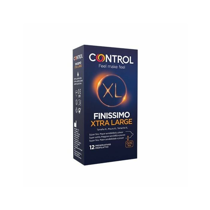 Preservativo Control Finíssimo XL 12 unidades