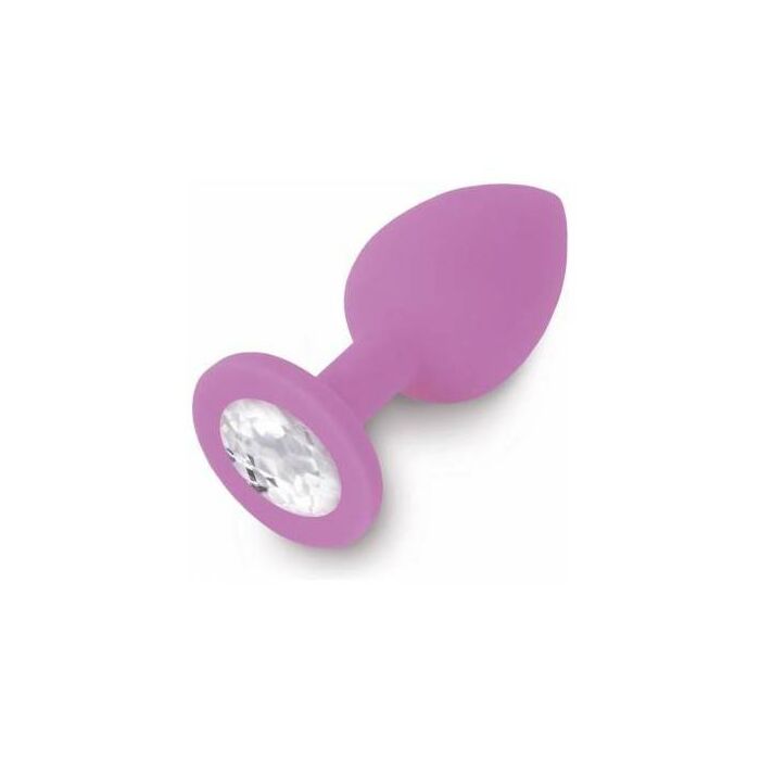 Plugue silicone roxo jóias anal / diamante