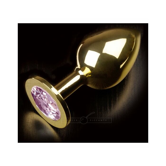 Ligue jóias anal grandes de ouro / rosa