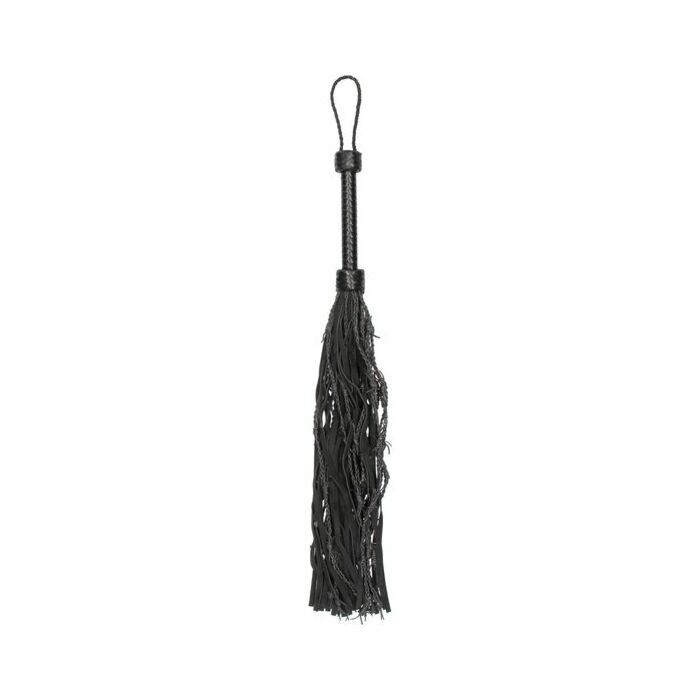 Azotador suede flogger negro