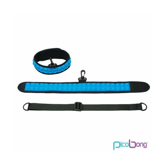 Picobong falar nenhuma gargantilha azul mal