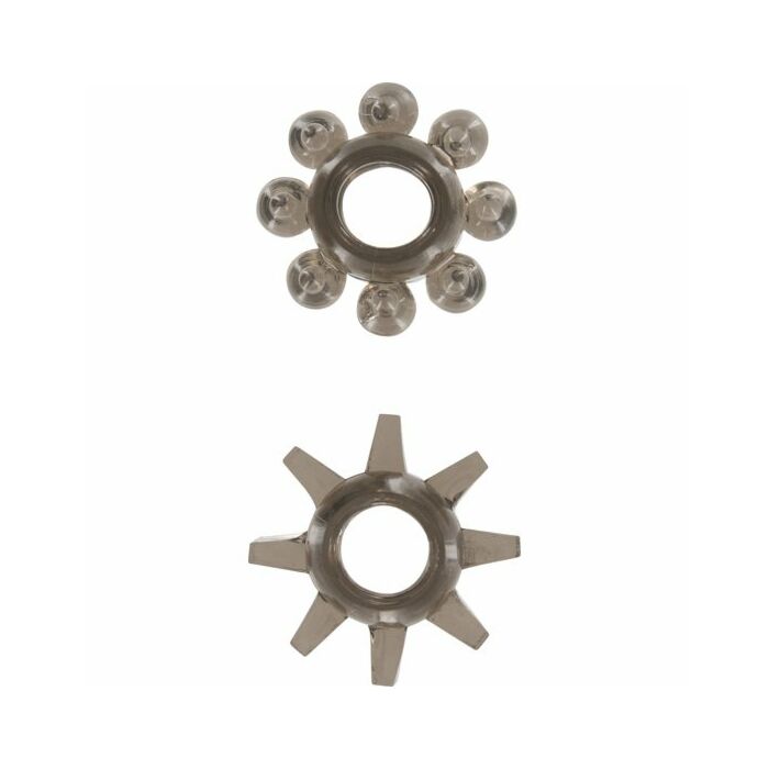 2pcs anel preto elásticos de energia