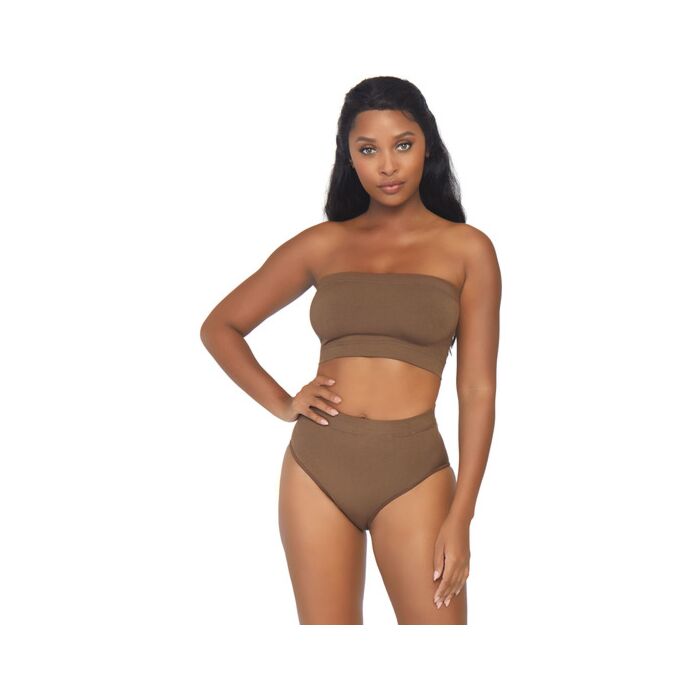 Conjunto de microfibra opaco - caramelo