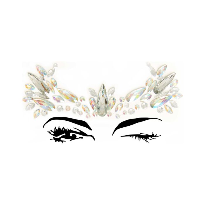 Joias autoadesivas para rosto Elora