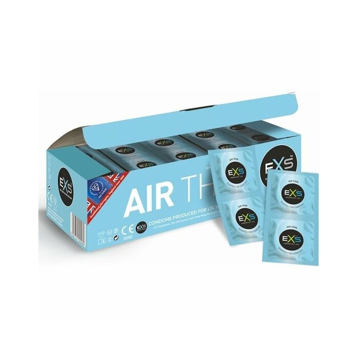 Exs air thin - sin olor - conjunto de 144