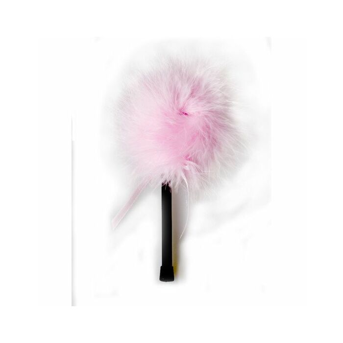 Rosa marabou espanador de jogo secreta