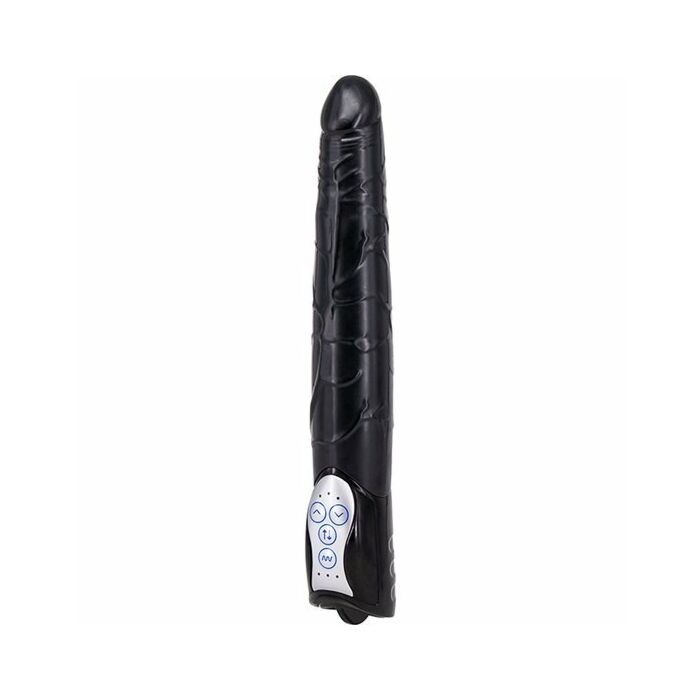 Long john pene con vibrador - negro