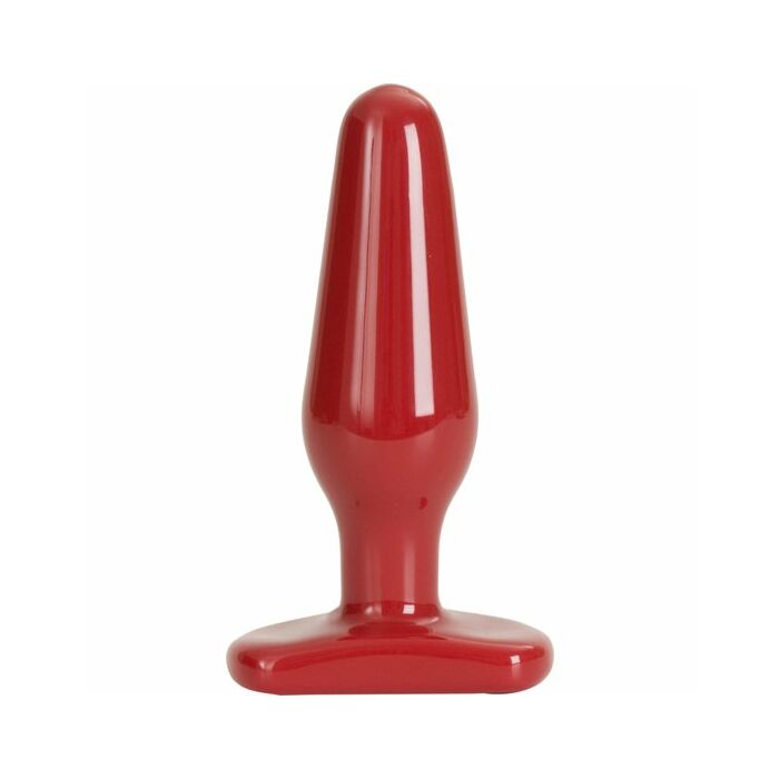 Butt plug anal mediano rojo