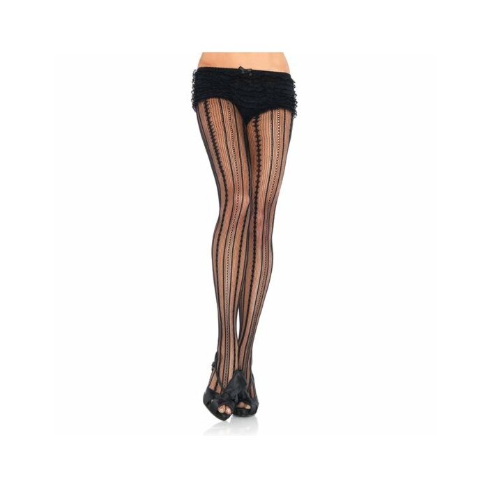 Leg Avenue de vintage calcinha preta net