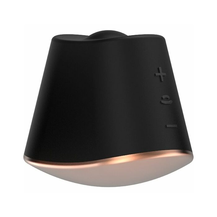 Dazzling estimulador de clítoris con rotación - negro