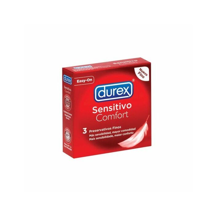 Durex sensíveis suaves 3 pcs
