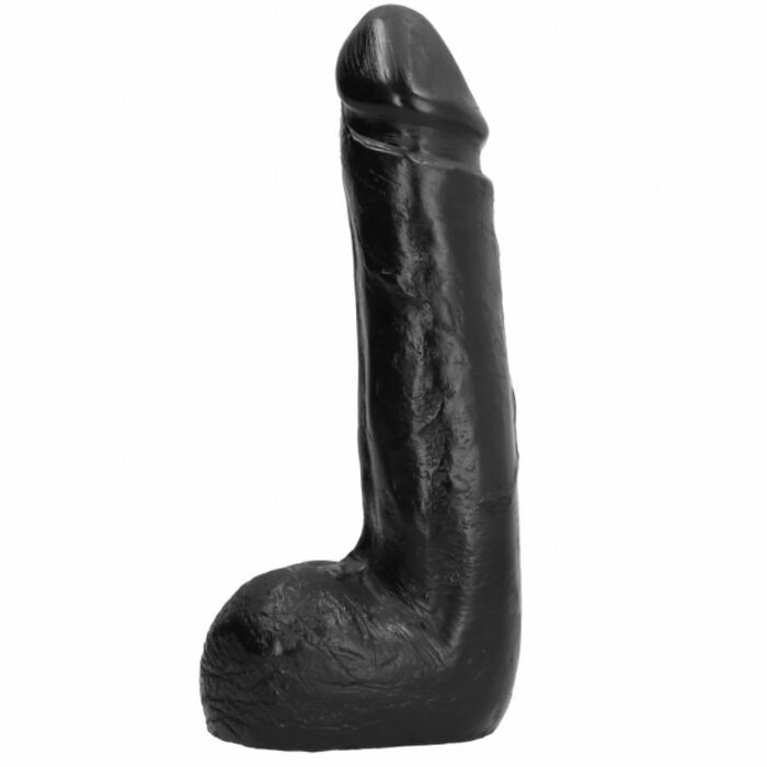 Dildo Macio Preto 20 cm