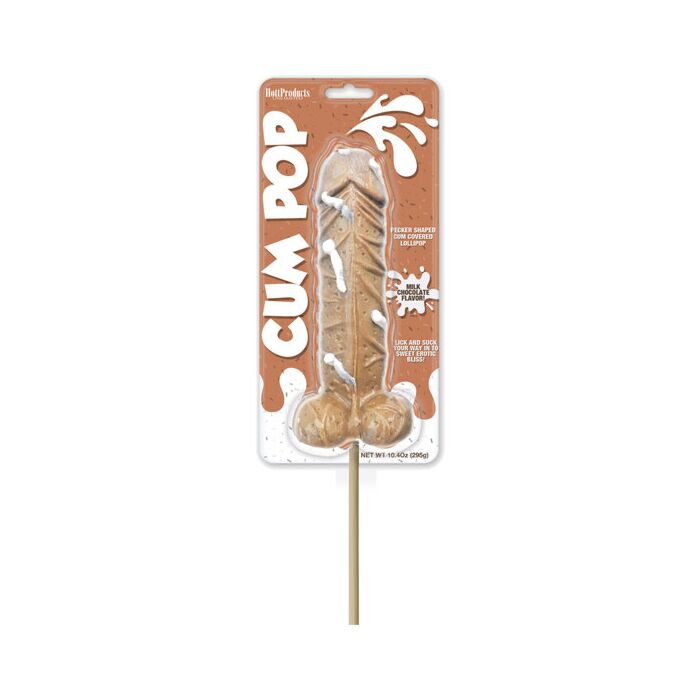 Cum pops - pirulito de pênis de chocolate branco