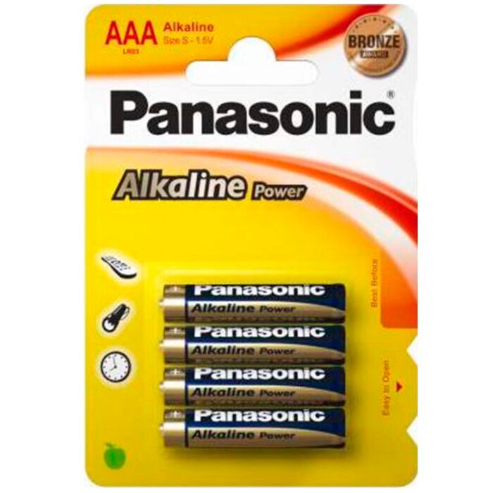 Pilhas AAA Panasonic (Blíster x4)