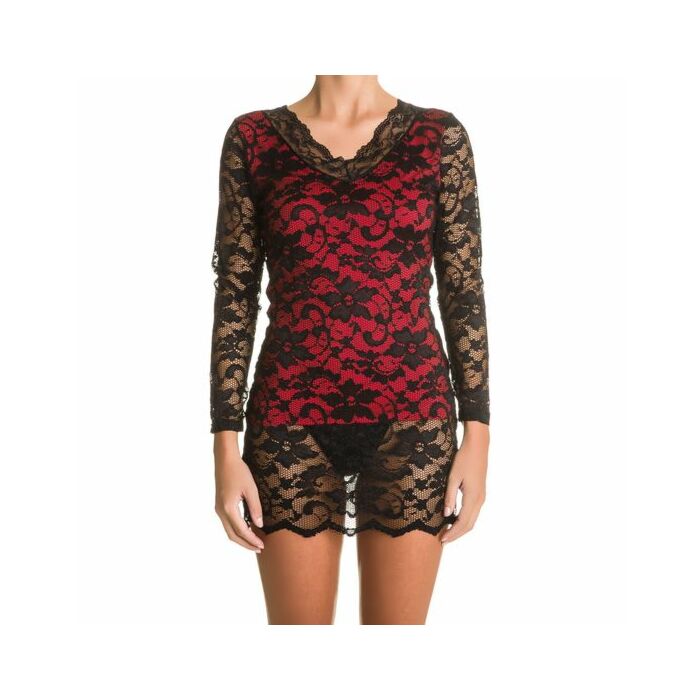 Vestido abuja rojo