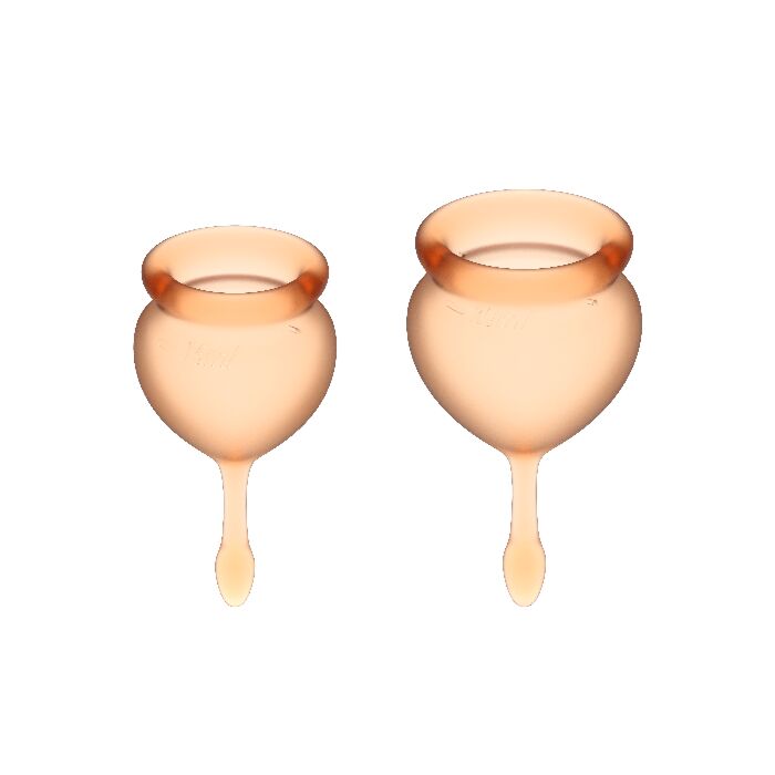 Satisfyer feel good kit copa naranja menstrual 15 + 20ml